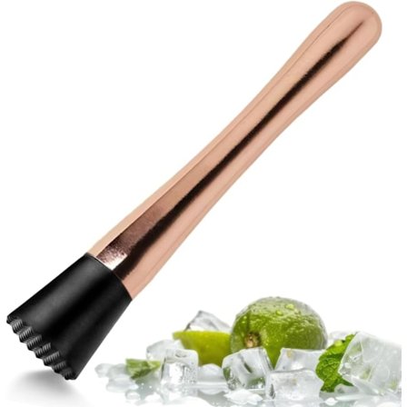 Cocktail Muddler | Teräksinen jäämurskain ja baarimuddler cocktailien valmistukseen, hedelmien murskaamiseen, muddlimiseen ja mojiton valmistukseen - 
