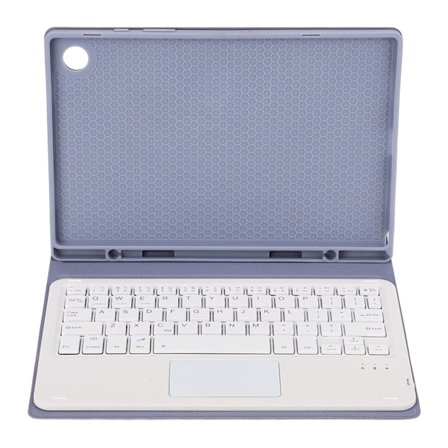 Stabilt tangentbordfodral för Tab A8, avtagbart, exakt skuren PU-surfplatta, trådlöst tangentbord med fodral för Tab A8 10,5 tum med styrplatta