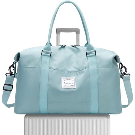 Weekendväska, övernattningsväska, handbagage, resväska för kvinnor, gym, vattentät Weekender Tote Bag