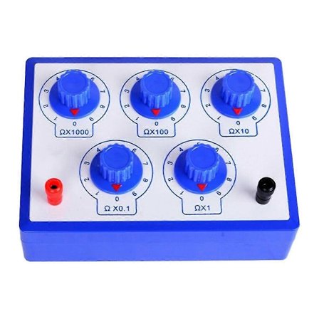 J2361 Resistansbox Precision Variabel Dekadmotstånd 0-9999.9 Resistansmätare För Undervisning Ins