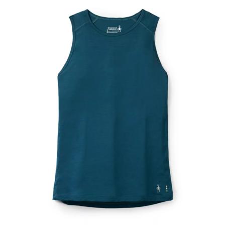Smartwool Women's Merino Sport Ultralite High Neck Tank Women Short sleeved fitness sweater Blue M