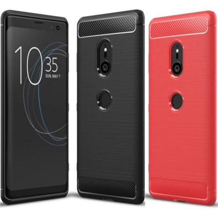 Xperia Xz3 Stöttåligt Stötdämpande Skal Slimcarbon Svart