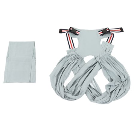 Säädettävä vauvan kantoliina M-muotoinen hengittävä puuvillainen kantoreppu 0-3 vuotiaille, enintään 20 kg, taivaansininen