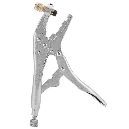 Kølemiddelgenvindings Tang Kølemiddelrør Låseværktøj 1/4 tommer SAE Interface Låsetang Hjem