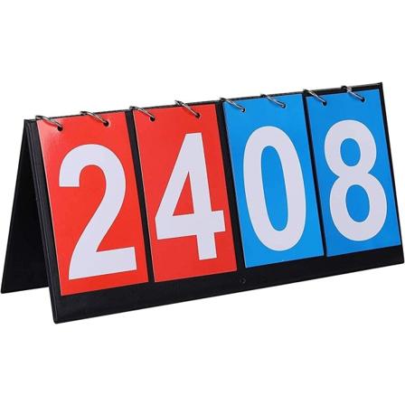 1 stk Sports Resultattavle, 4-sifret Resultattavle, Resultat Omvending
