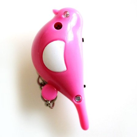 Key Finder Bird Nøglering Whistle PINK