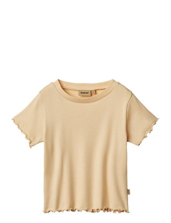 Wheat | Rib T-Shirt S/S Irene | 98