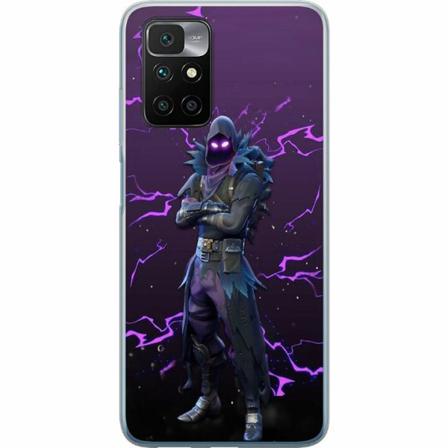 Xiaomi Redmi 10 Genomskinligt Skal Raven Fortnite Thunder