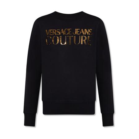 Versace Jeans Couture Sweatshirt with logo Sort, Dame