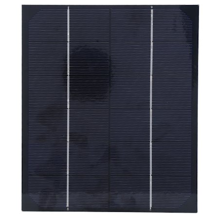 6W 6V Monokrystallinsk Silisium Solcellepanel Utendørs for DIY Batterilader Strømforsyning