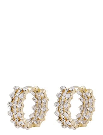 SNÖ of Sweden Sprinkles Tripple Crystal Ring Ear - Gold - ONE SIZE