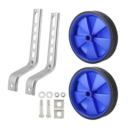 2 stk. Justerbare træningshjul Stabilisator til børn 12-20" Cykel Balance (Blå)