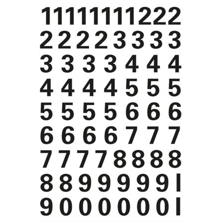 Herma Zahlenetiketten Herma 0-9 10mm