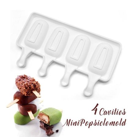 1 kpl 4 kpl Mini sorbettimuotti kakku silikonimuotti jälkiruokamuotti