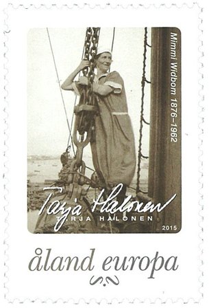 Åland - Mimi Widboms frimærke - Postfrisk frimærke