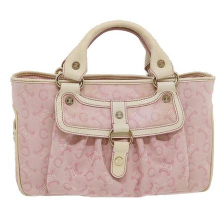 Celine Vintage, Pre-owned Handbag Roze, Dames, Maat:ONE Size,Canvas