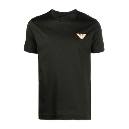 Emporio Armani T-Shirts , Groen , Heren , Maat: XL
