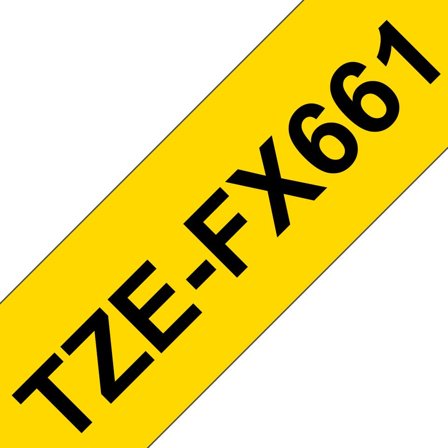 Brother TZe-FX661 - fleksibelt bånd - 1 kassett(er) - Rull (3,6 cm x 8 m)