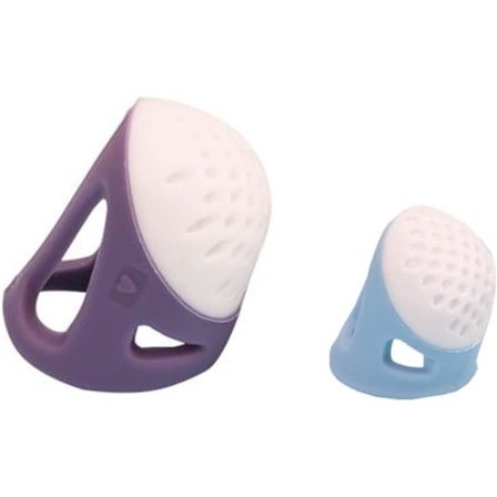 Sormustin Ergonomia 2 kpl Ompelusormustin Suuret ja pienet koot Sormisuoja Ompelutyökalut Sormustinrengas