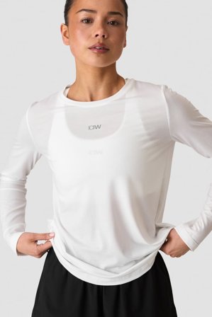 Define Loose Long Sleeve White Snow