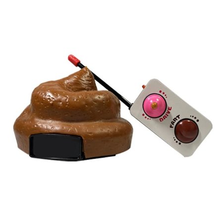 Fjärrkontroll Bajs Billeksak Med Spinning Och Farting Action 49mhz