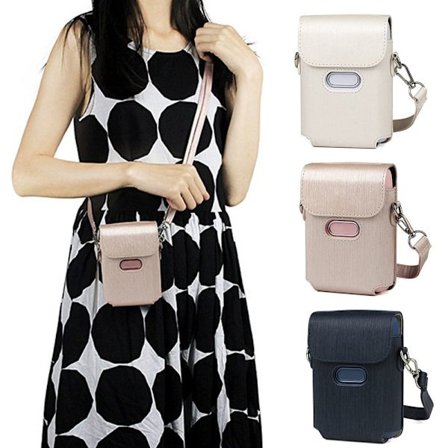 Kameraväska med axelrem för Instax Mini 11 PINK