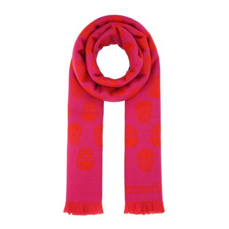 Alexander McQueen Winter Scarves , Roze , Dames , Maat: ONE Size Sjaals
