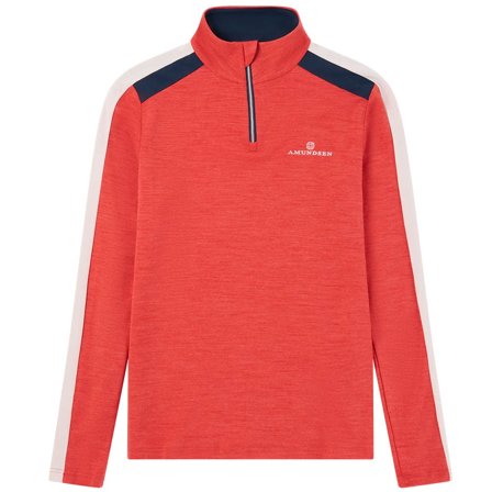 Amundsen 5Mila Half Zip Weathered Red/Stripe