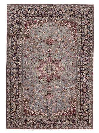 Alfombra Persa Najafabad 292X401 Rojo Oscuro/Marrón Grande (Lana, Persia/Irán)