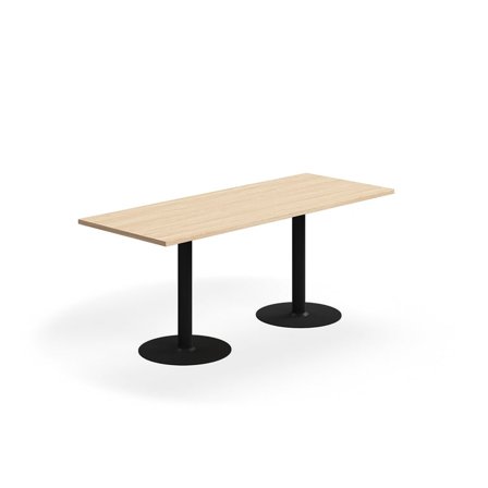 Table VERTICUS, 1800x700x720 mm, oak/black