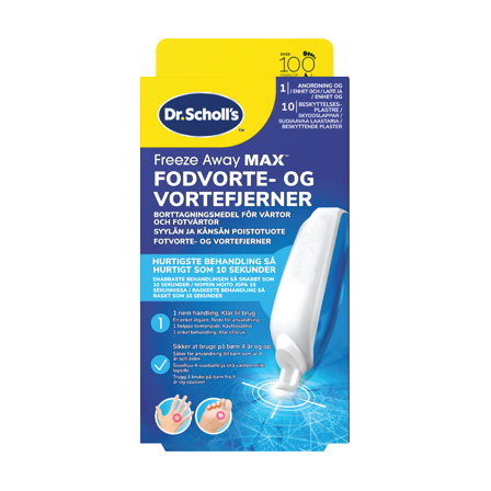 Dr. Scholl ́s Freeze Away Max Fotvorte- og vortefjerner, 35 ml