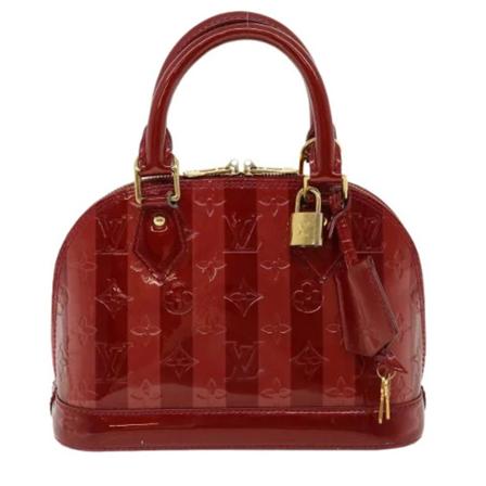 Louis Vuitton Vintage Pre-owned Leather handTass , Rood , Dames , Maat: ONE Size Vintage Tassen