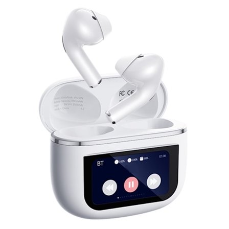 REMAX Cozypods True Wireless Earbuds Touch Screen ANC støyreduserende Bluetooth-hodetelefoner - Hvit