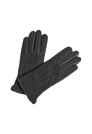 Markberg CariannaMBG Glove Suede Gloves Accessoarer Dam Svart 7