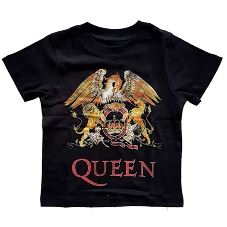 Queen Barn/Barn Classic Crest T-shirt 3 år Svart