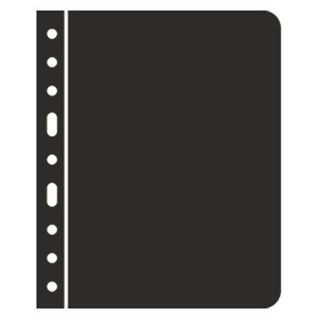 VARIO mellemlægsblade af sort folie - Pakke med 5 stk.