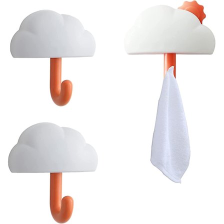 3 kpl Pilviseinäkoukut Luovat Pilvi Tähti Kuu Seinäkoukut Keittiöön Kylpyhuoneeseen Makuuhuoneeseen
