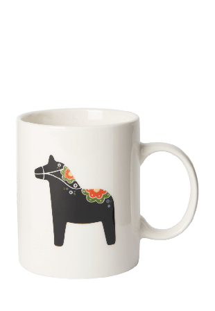 Åhléns Home Mugg DALA Muggar & koppar Svart ONESIZE