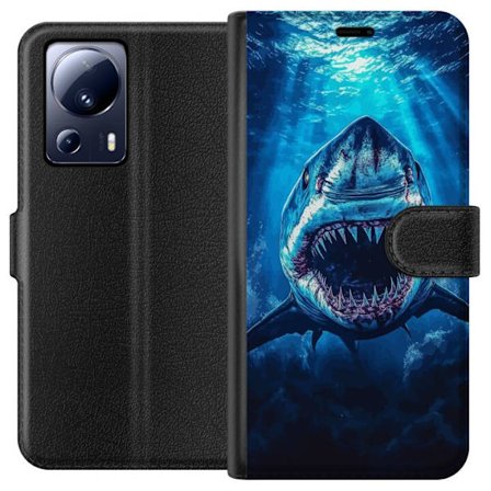 Yhteensopiva Lompakkokotelo Xiaomi 13 Lite Vithaj i mörker