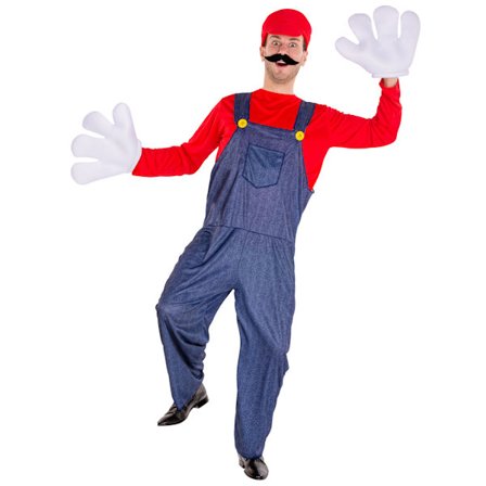 Maskeraddräkt Herr Super rörmokare Mario