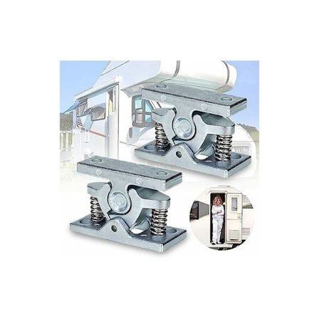 Mekaaninen ovenpidike, piiloruuvikiinnitys, kestävät materiaalit, iskunkestävä, ruostumattomasta teräksestä valmistetut jouset, täydellinen vahvaan 