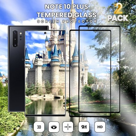 2-Pack SAMSUNG NOTE 10 PLUS Näytönsuoja - Karkaistu Lasi 9H - Super laatu 3D