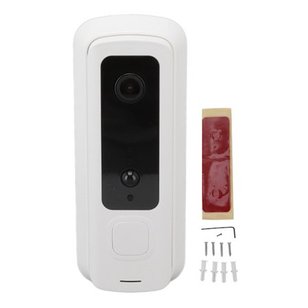 H3 MINI Låg Effekt Utomhus Video Dörrklocka 720P WiFi Dörrklocka Kamera Trådlös Dörrtelefon för Hemsäkerhet Vit Video