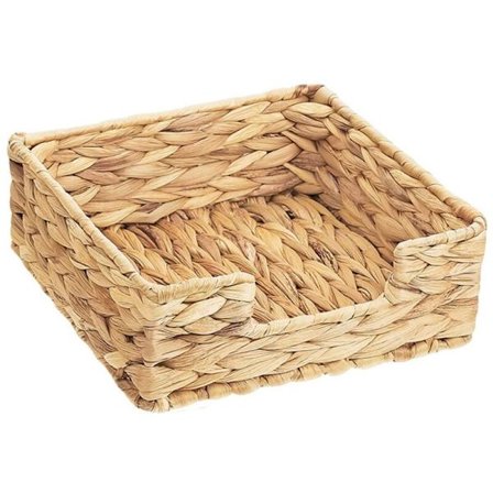 2 stk. engangsgjestehåndkleholder baderom lang sjøgress vevd rotting kurv bord hånd gjestehåndkle kurv brett, S