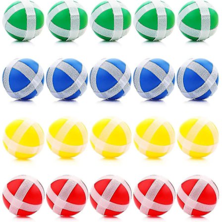 Pakke med 20 børnedarts Ersatz-bolde Velcro-boldkastespil Skiveudskiftningsbolde