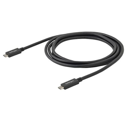 50 cm USB-C till USB-C-kabel - STARTECH - Dubbelskärmad - 4K-stöd - 10 Gbps datahastighet