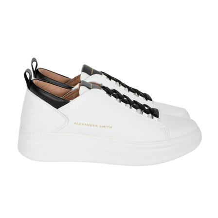 Alexander Smith, Alexander Smith Sneakers Wit, Heren, Maat:43 EU