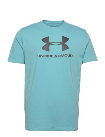 Ua M Sportstyle Logo Ss T-shirt Blå Under Armour