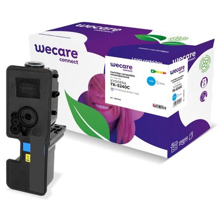 WECARE Toner KYOCERA TK-5240C 3K cyan - Lyreco - Toner och bläck - Tonerkassetter - Toner WeCare