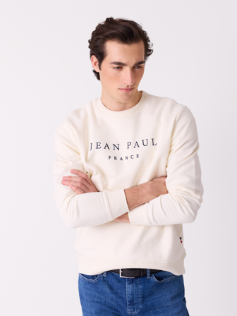 Jean Paul - Royan collegegenser - Herre - Hvit - Gensere - XL